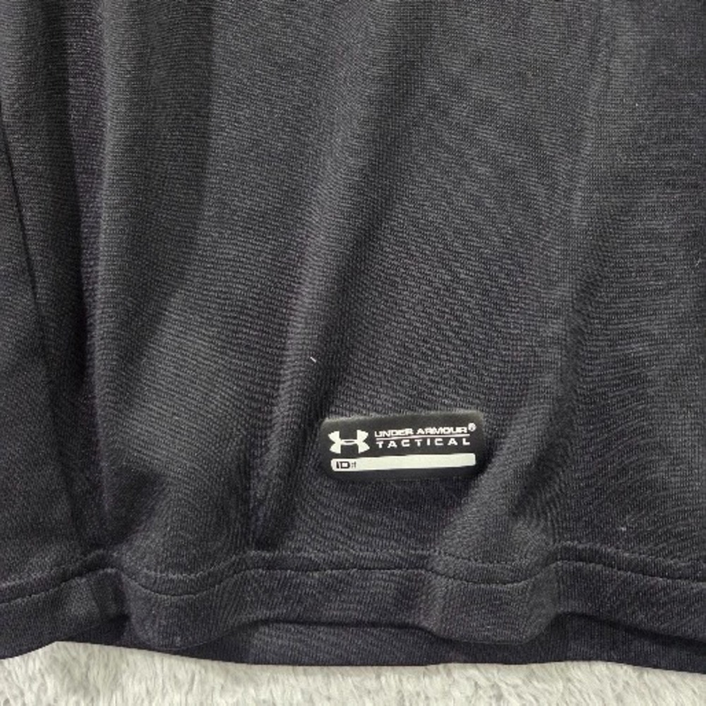 Under Armour HeatGear Men's XL Long Sleeve Shirt Black Loose Fit Performance Tee - Picture 4 of 9